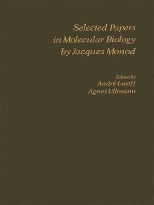 cover image of Selected Papers in Molecular Biology by Jacques Monod